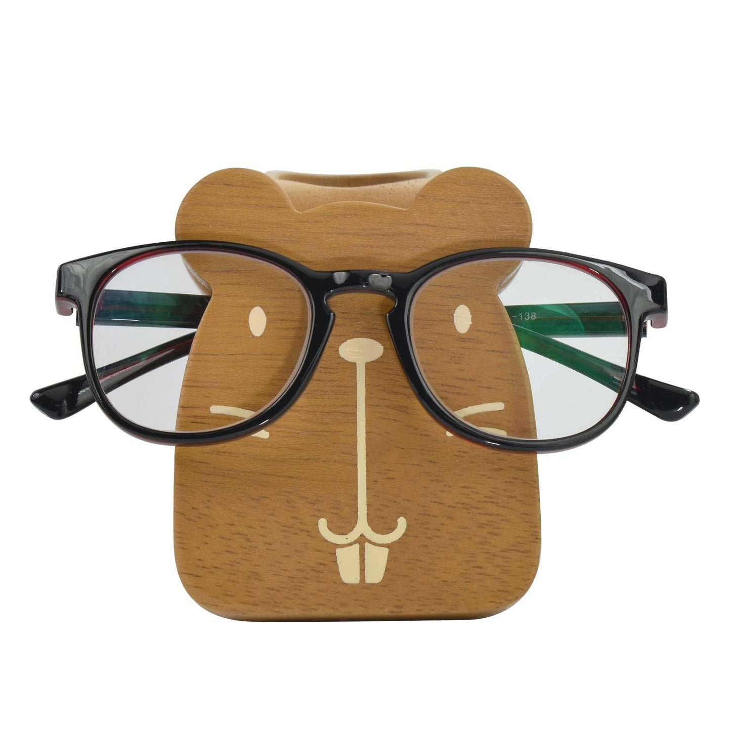I'm Wood Multipurpose Eyeglass Phone Pen & Hamster Pencil Holder