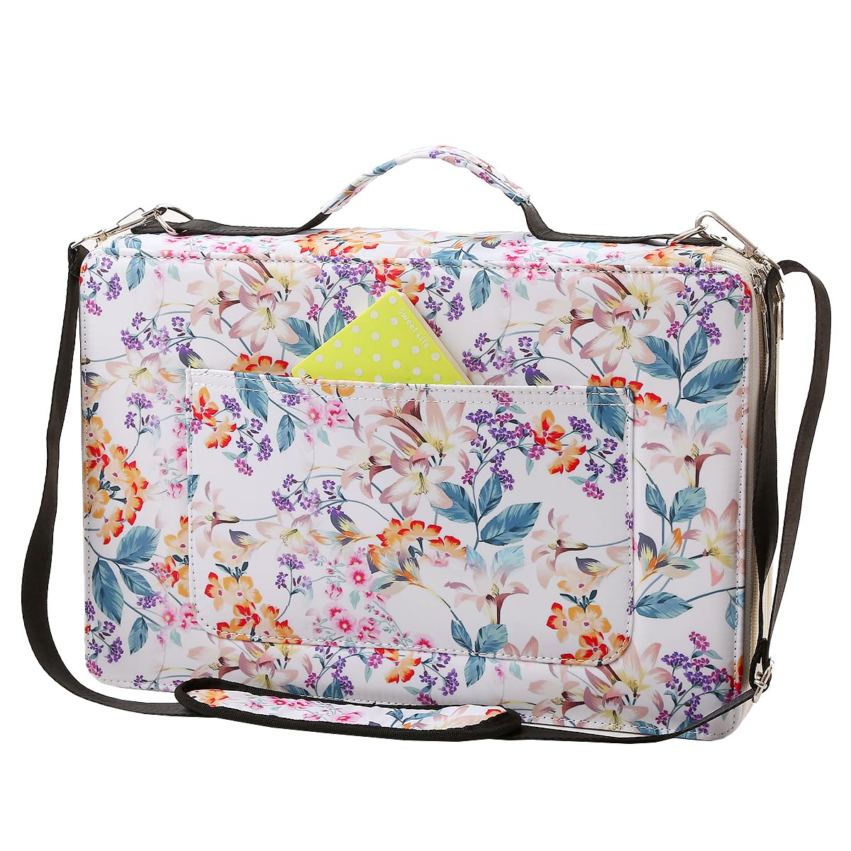 Lbxgap 384 Slots Colored Pencil Case With Handle & Shoulder Strap