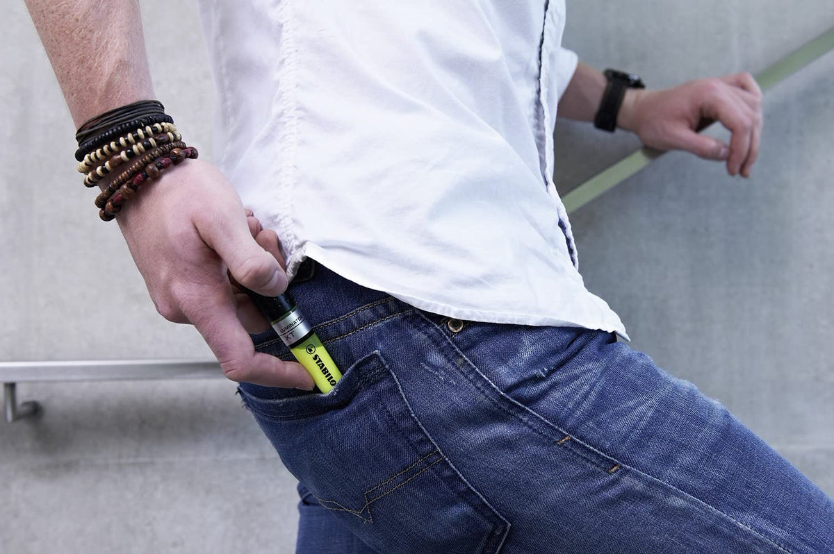 STABILO Highlighter - LUMINATOR Wallet of 4 assorted colours