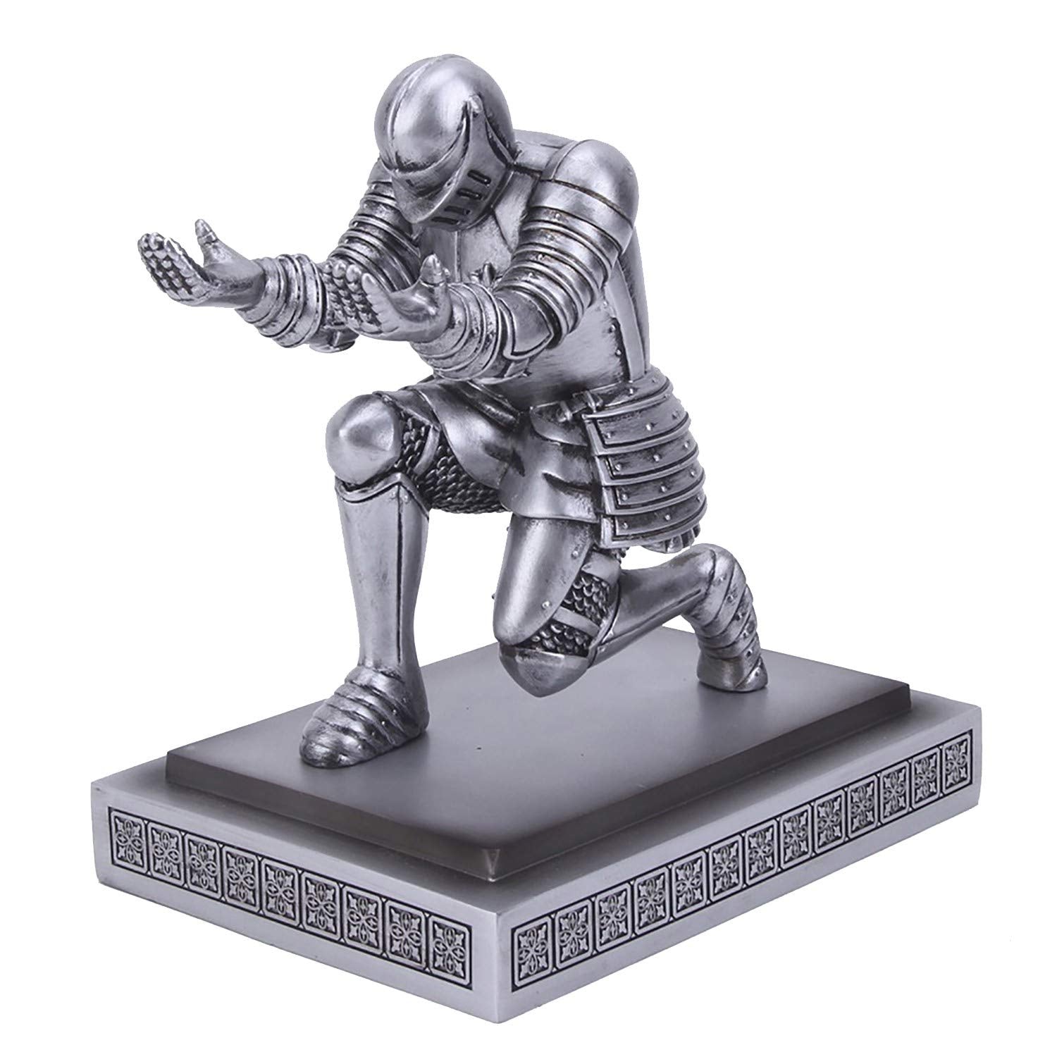 XMXIAYUN Knight Pen Holder Pen Stand with a Pen, Personalized Desk Accessory for a Gift, Decoration