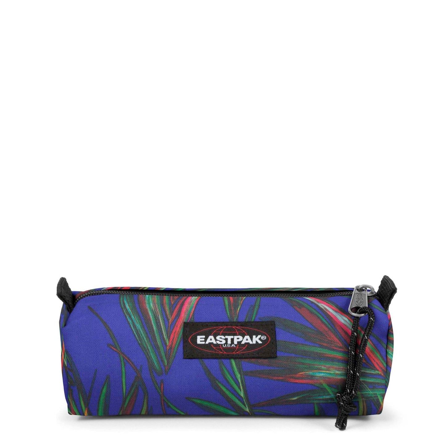 EASTPAK Benchmark Single Pencil Case - Brize Palm Navy (Blue), Brize Palm Navy, Einheitsgröße