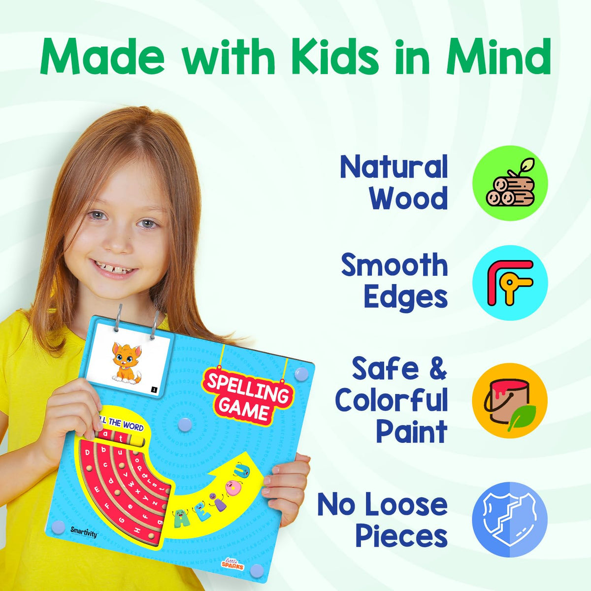 Smartivity Spelling Game Learning Toy for Kids 4-8 Years