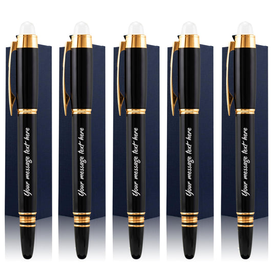 Ancolo Personalized Luxury Roller Pens - Custom Your Name or Message on pen