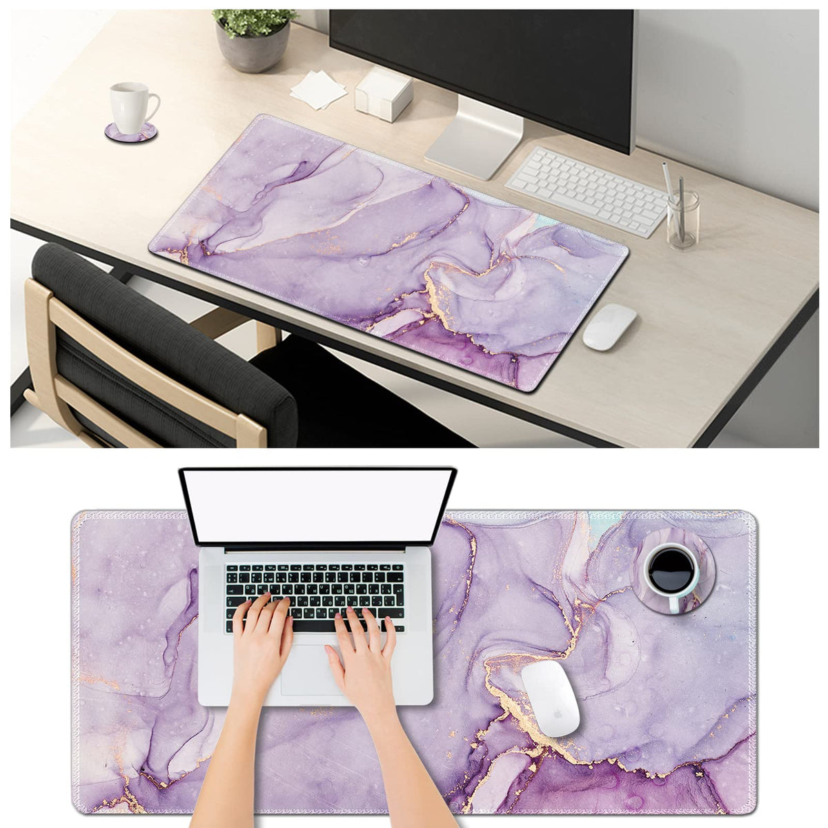 ArtSo Large Gaming Mouse Pad Extended Desk Pad XL Keyboard Mat Long Mousepad Decor Writing Pad