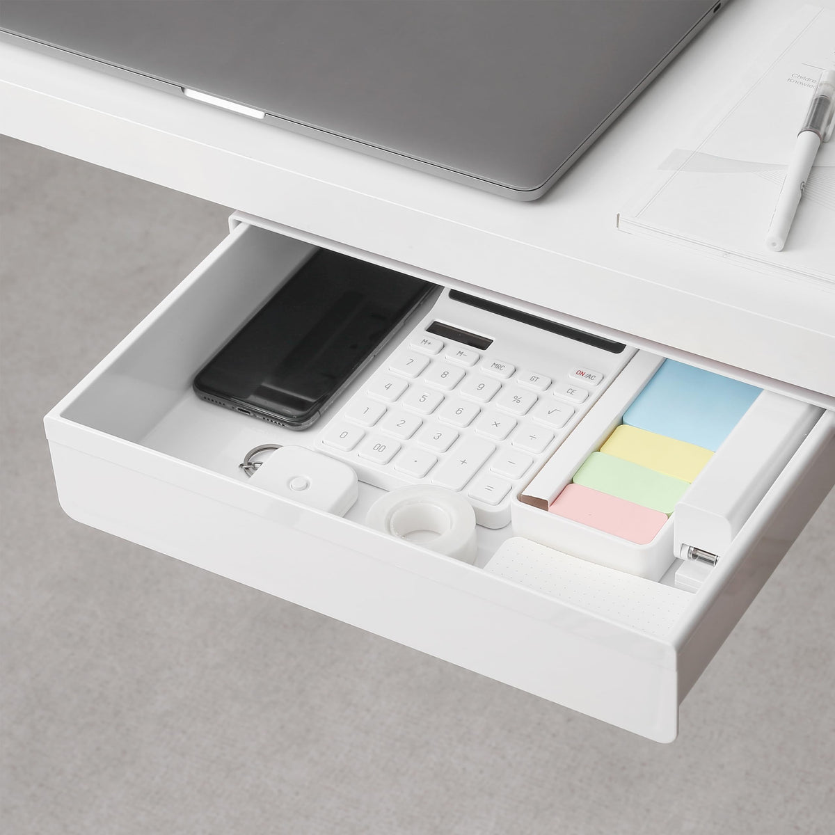 AirTaxiing Under Desk Drawer - Super Large Under Table Hidden Drawer Desk Accessories & Workspace
