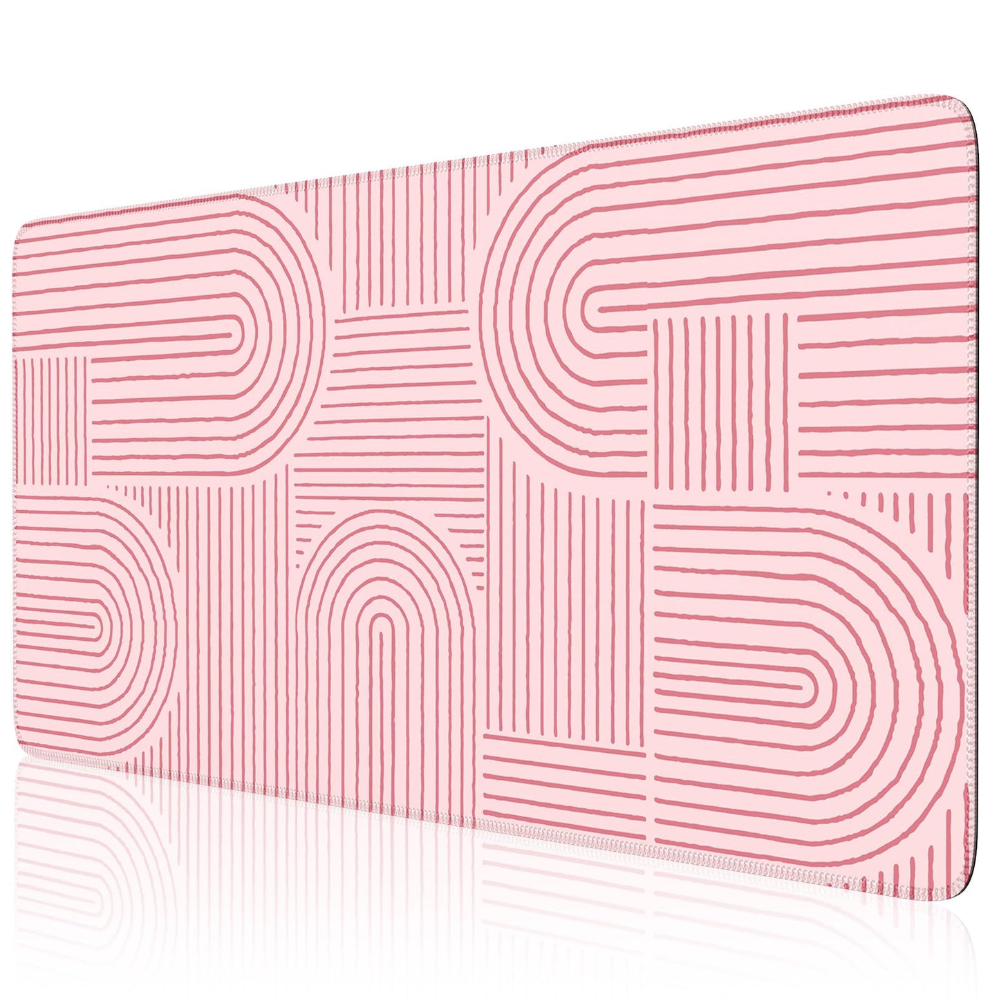 iCasso Pink Desk Matt for Desktop, Cute Desk Pad Mat, Large Mouse Pad