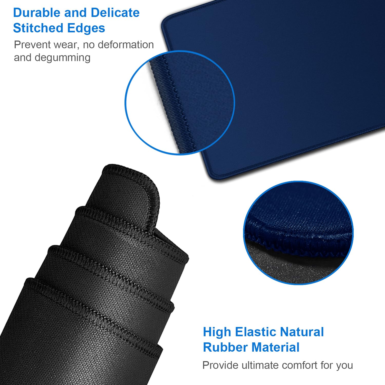 Large Mouse Pad, 31.5x15.7 inch Large Extended Computer Keyboard Mouse Mat, Water Resist Non-Slip