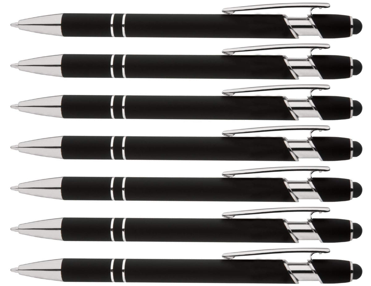 Express Pencils Rainbow Rubberized Soft Touch Ballpoint Pen with Stylus Tips a stylish, premium