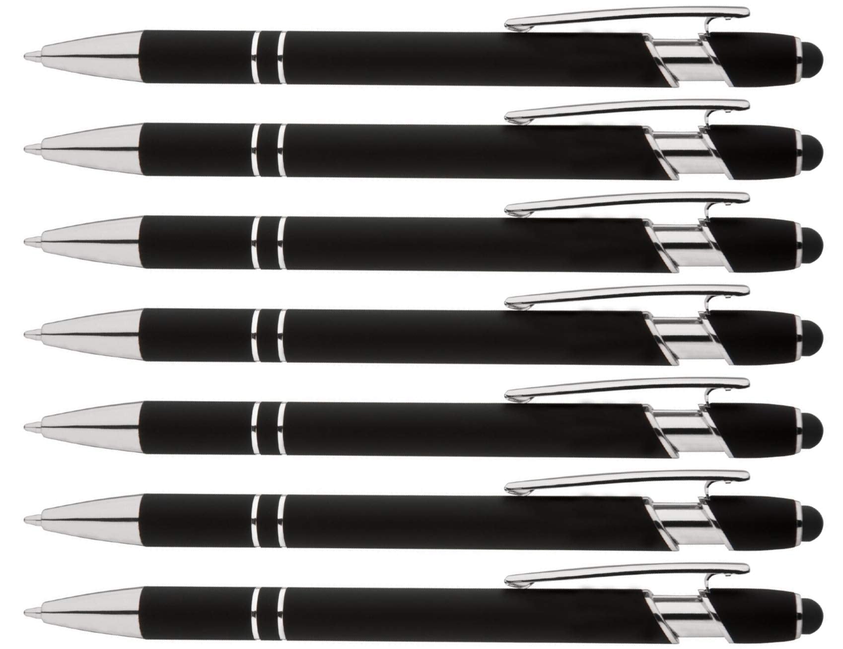 Express Pencils Rainbow Rubberized Soft Touch Ballpoint Pen with Stylus Tips a stylish, premium