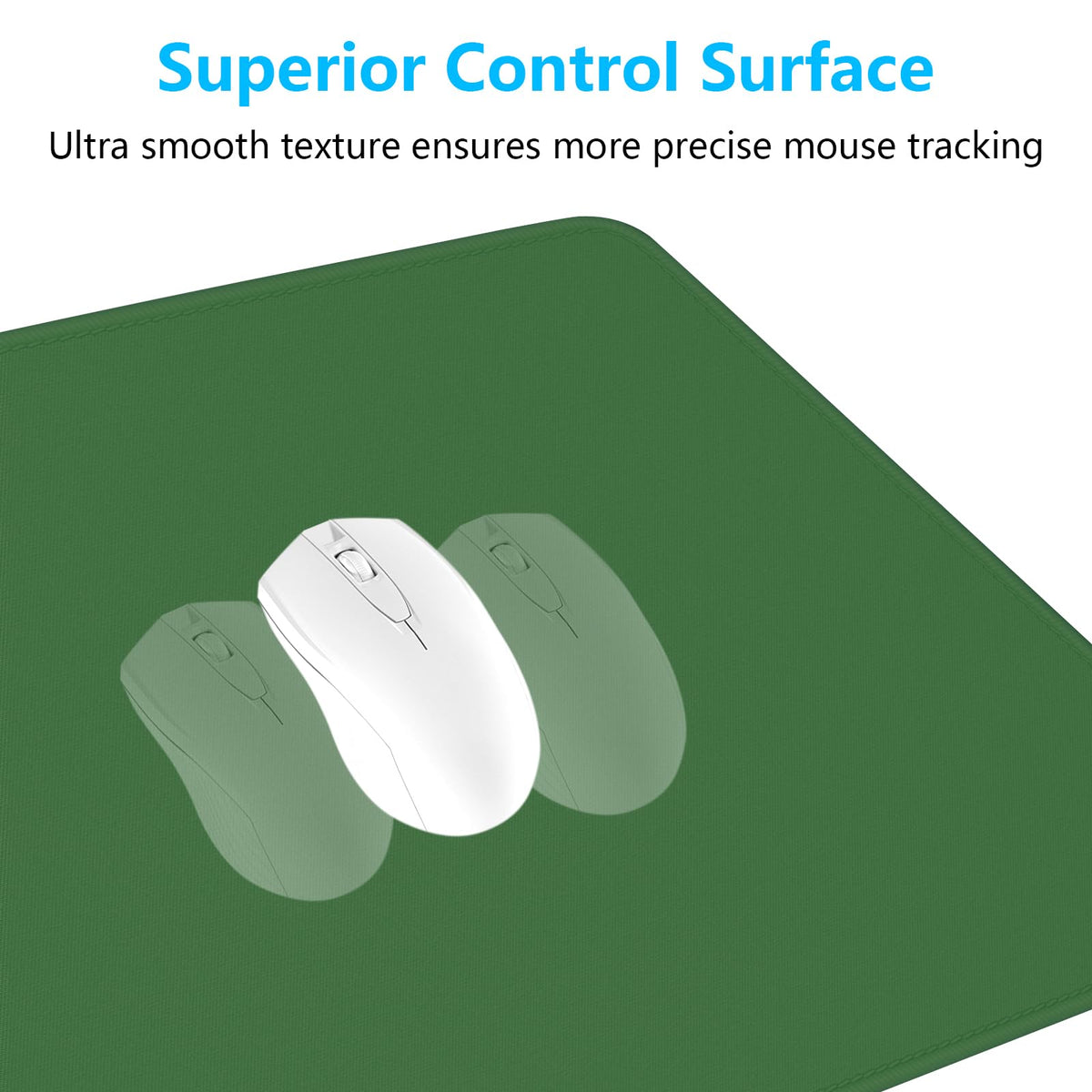 Dapesuom Large Gaming Mouse Pad, Extended Mouse Mat with Stitched Edges, Full Size Keyboard Pad