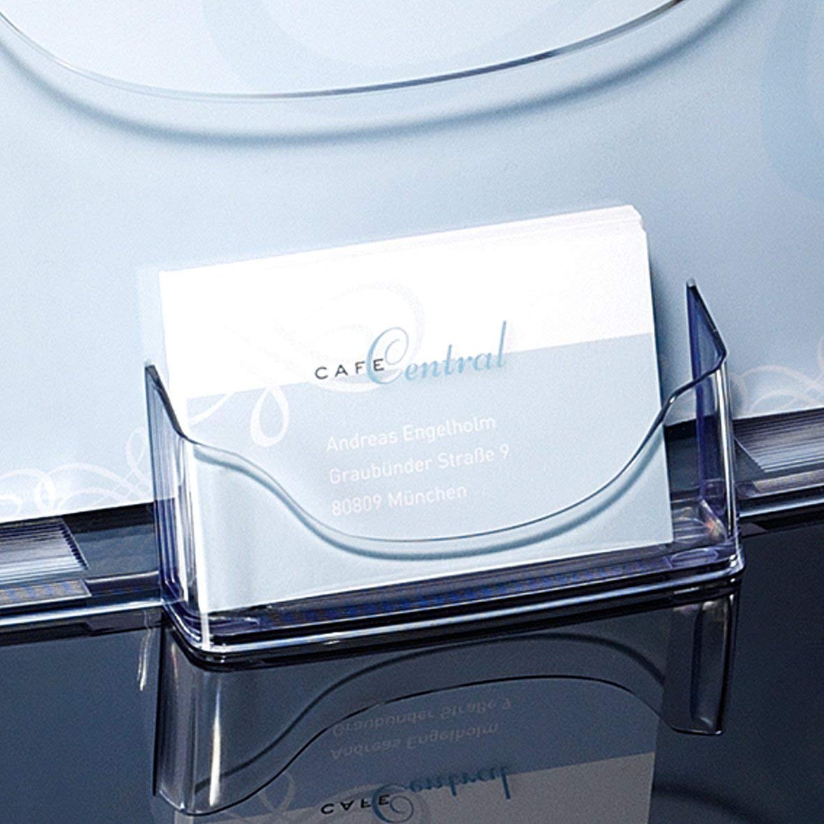 Sigel LH111 Table-Top Literature Holder Acrylic, Clear, for A4