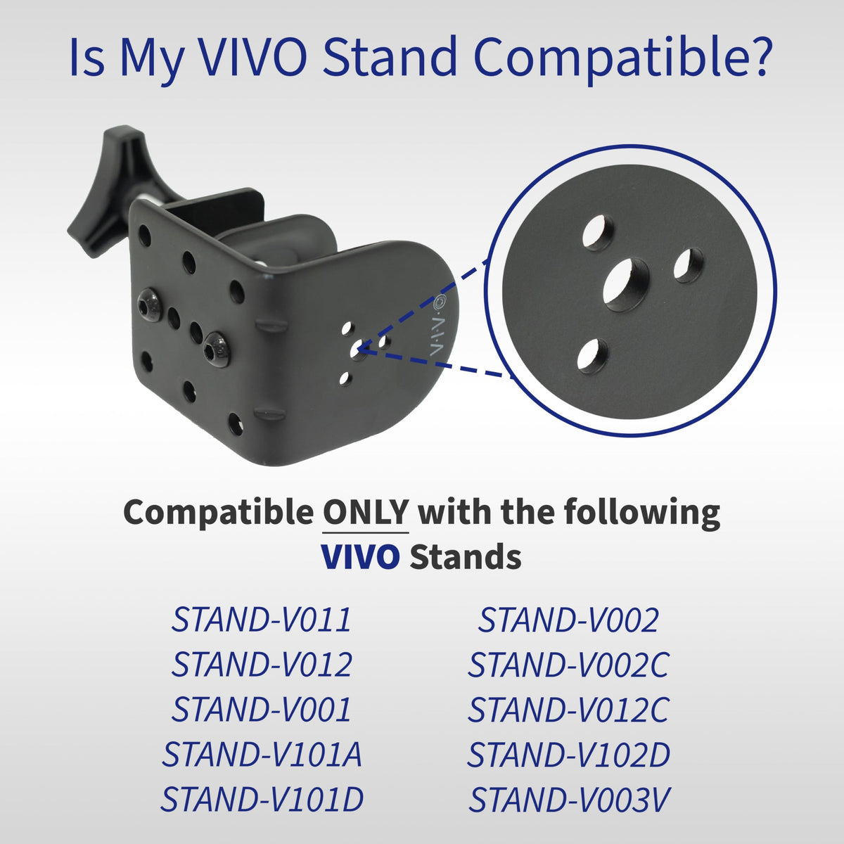 VIVO Steel Extra Tall 3 Section Monitor Stand Pole 39 inches, Sturdy Center Pole for Monitor Mounts