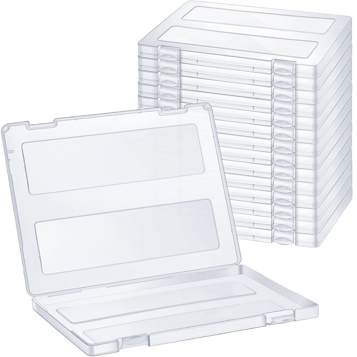 Outus 15 Pieces A4 File Box Paper Photo Storage Box Document Organizer
