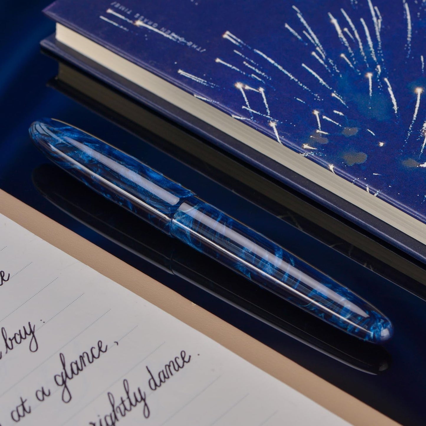 Asvine C80 Fountain Pen #8 Extra Fine Nib Large Handcraft Pen with Converter Pen Box Collection Set