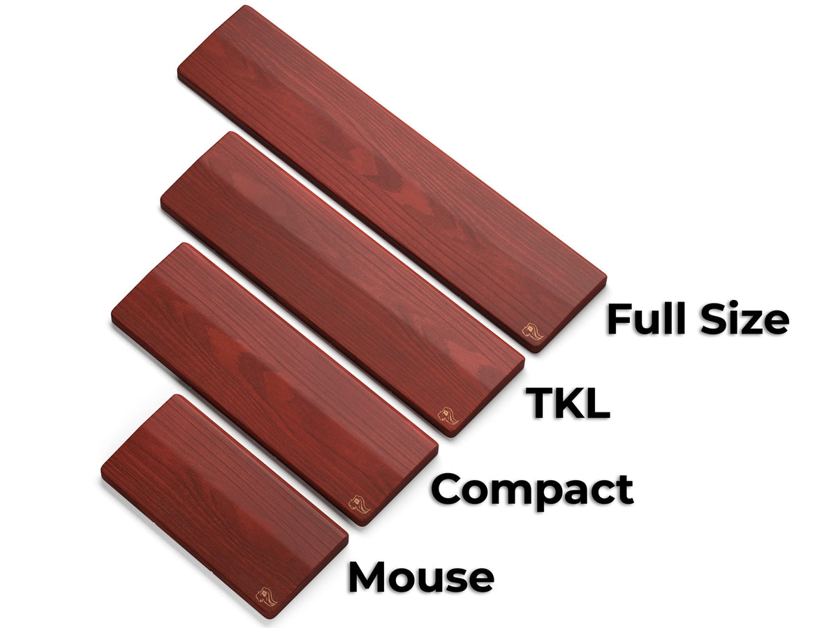 Glorious Gaming Wooden Mouse Wrist Rest - Brown/Golden Oak - for Gaming Mice, Wood Ergonomic Palm