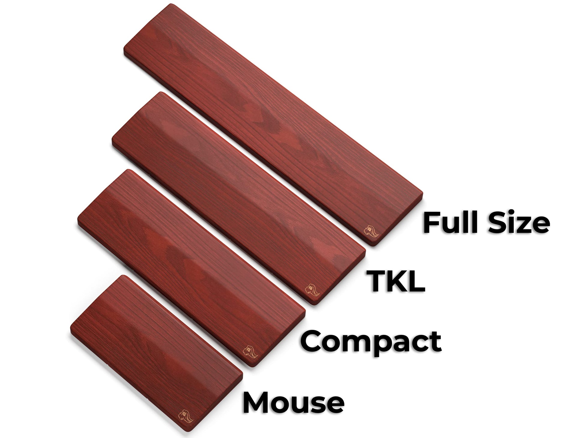 Glorious Gaming Wooden Mouse Wrist Rest - Brown/Golden Oak - for Gaming Mice, Wood Ergonomic Palm