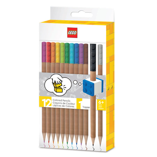 IQ EUROMIC Lego Stationery - 12 Color Pencils (52064)