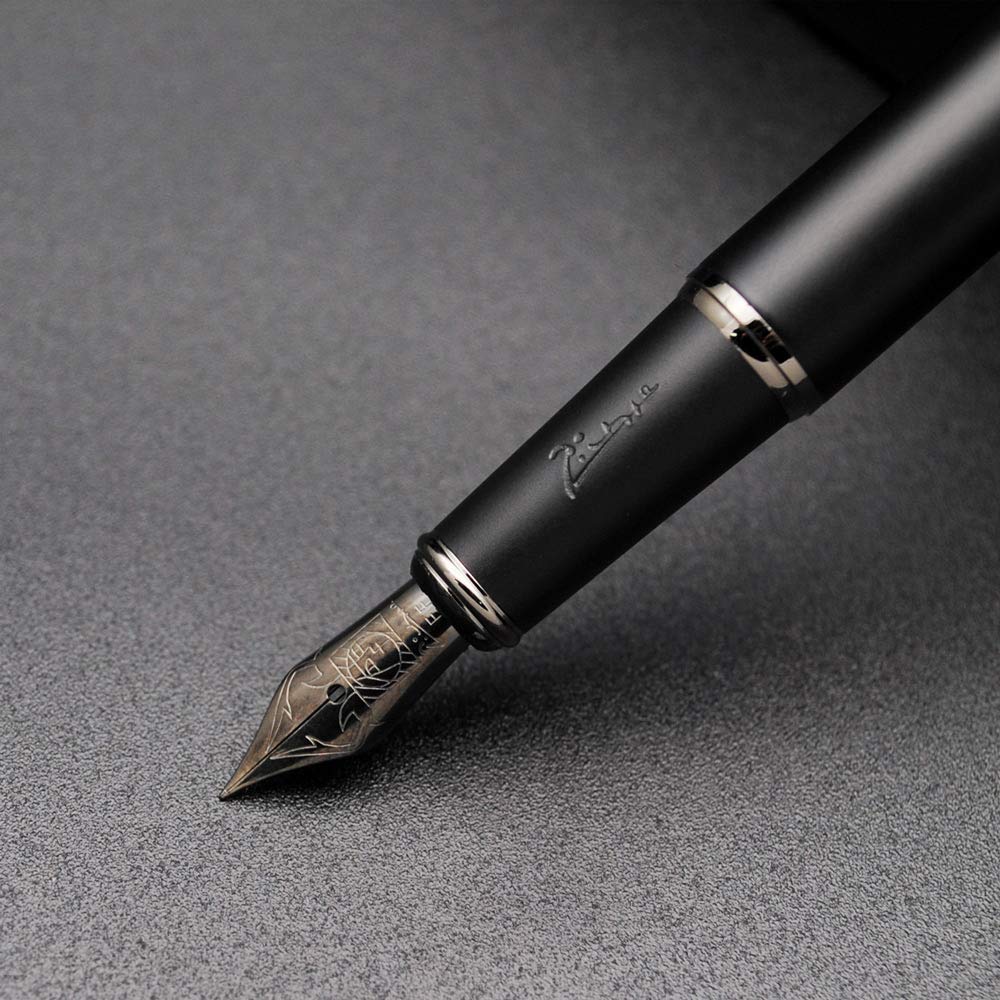 czxwyst Picasso 916 Malage Fountain Pen Original Box New Version (Sunset Gray, Extra Fine Nib