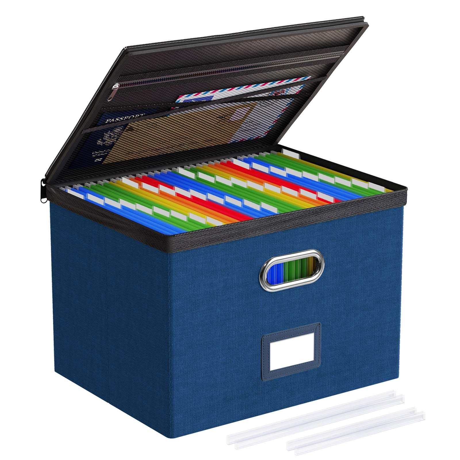 Oterri File Box Large 1-Pack Hanging Organizer for Letter/Legal-Size Folder