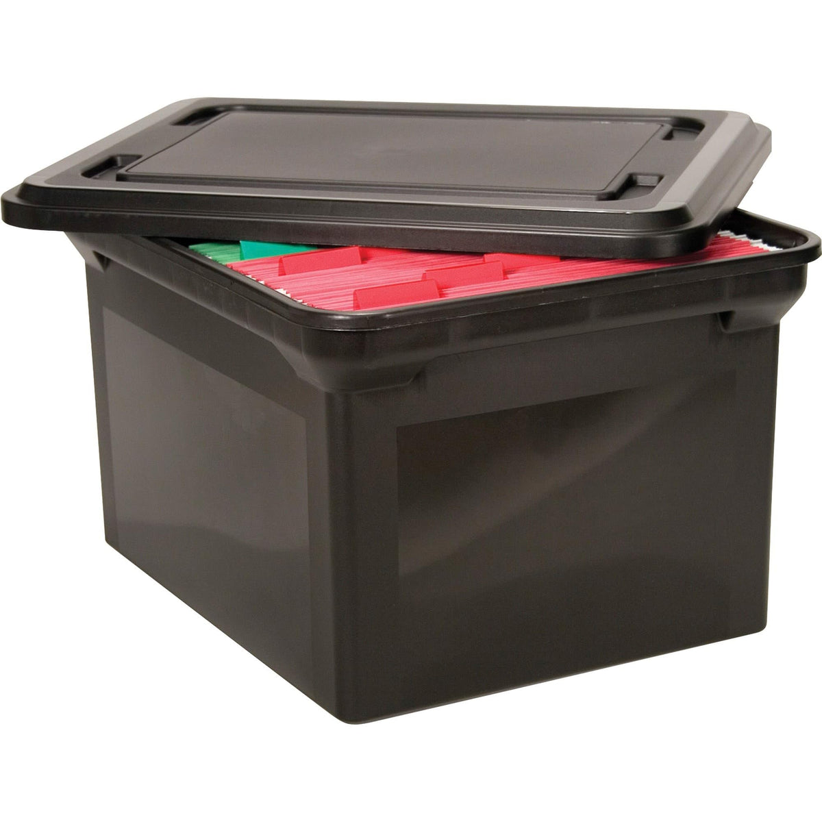 Advantus File Tote Storage Box w/Lid (34052)