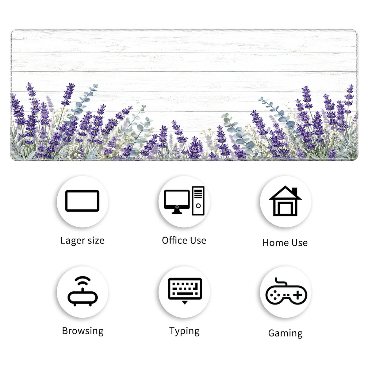 Desk Mat Large Gaming Mouse Pad + Coaster