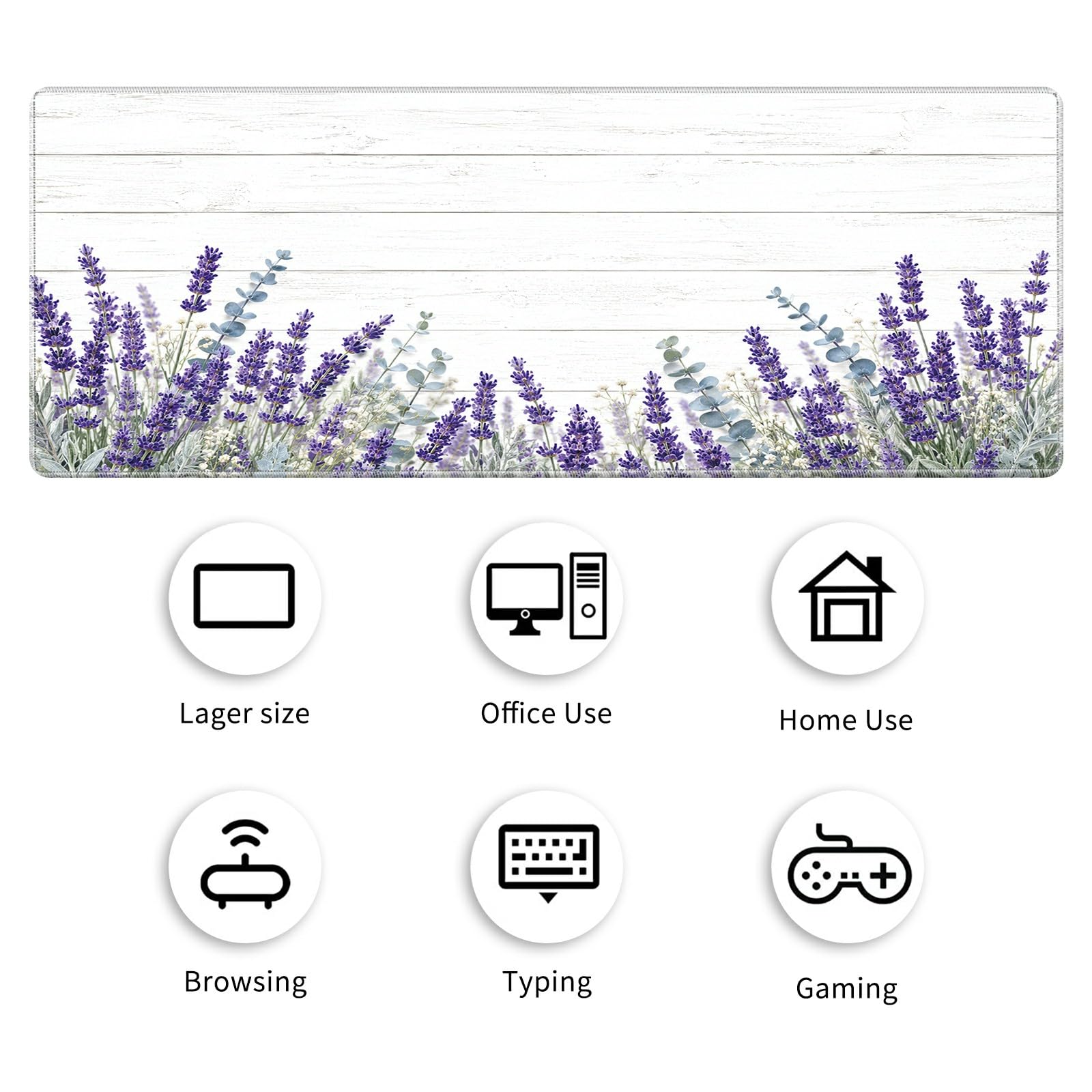 Desk Mat Large Gaming Mouse Pad + Coaster