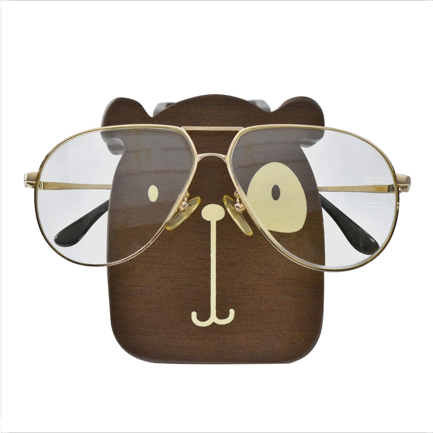 I'm Wood Multipurpose Eyeglass Phone Pen & Pencil Holder Stand Stationery Desk Organizer