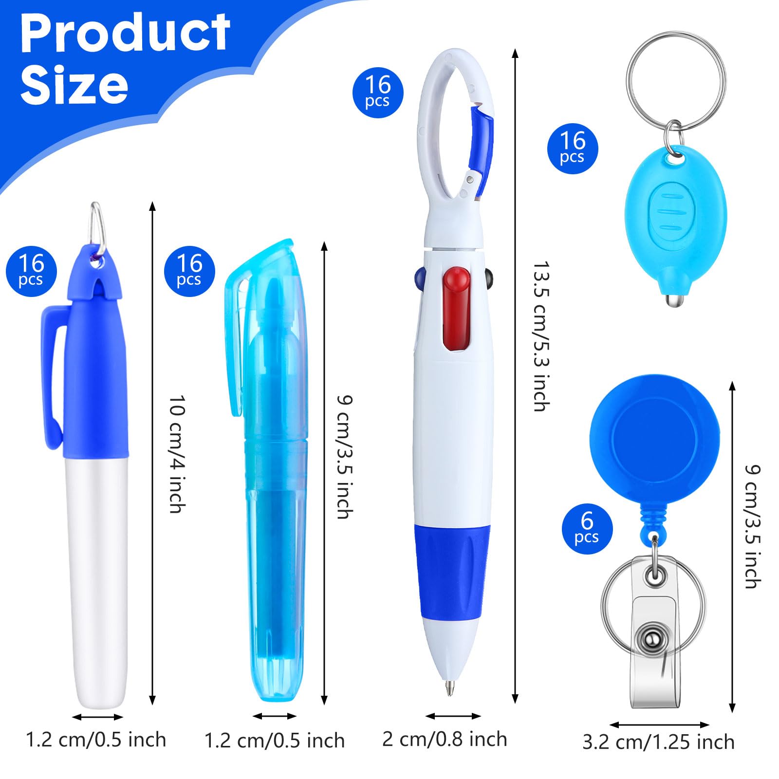 Handepo 80 Pcs Nurse Pen Gift Set Mini Pens for Badge Reel