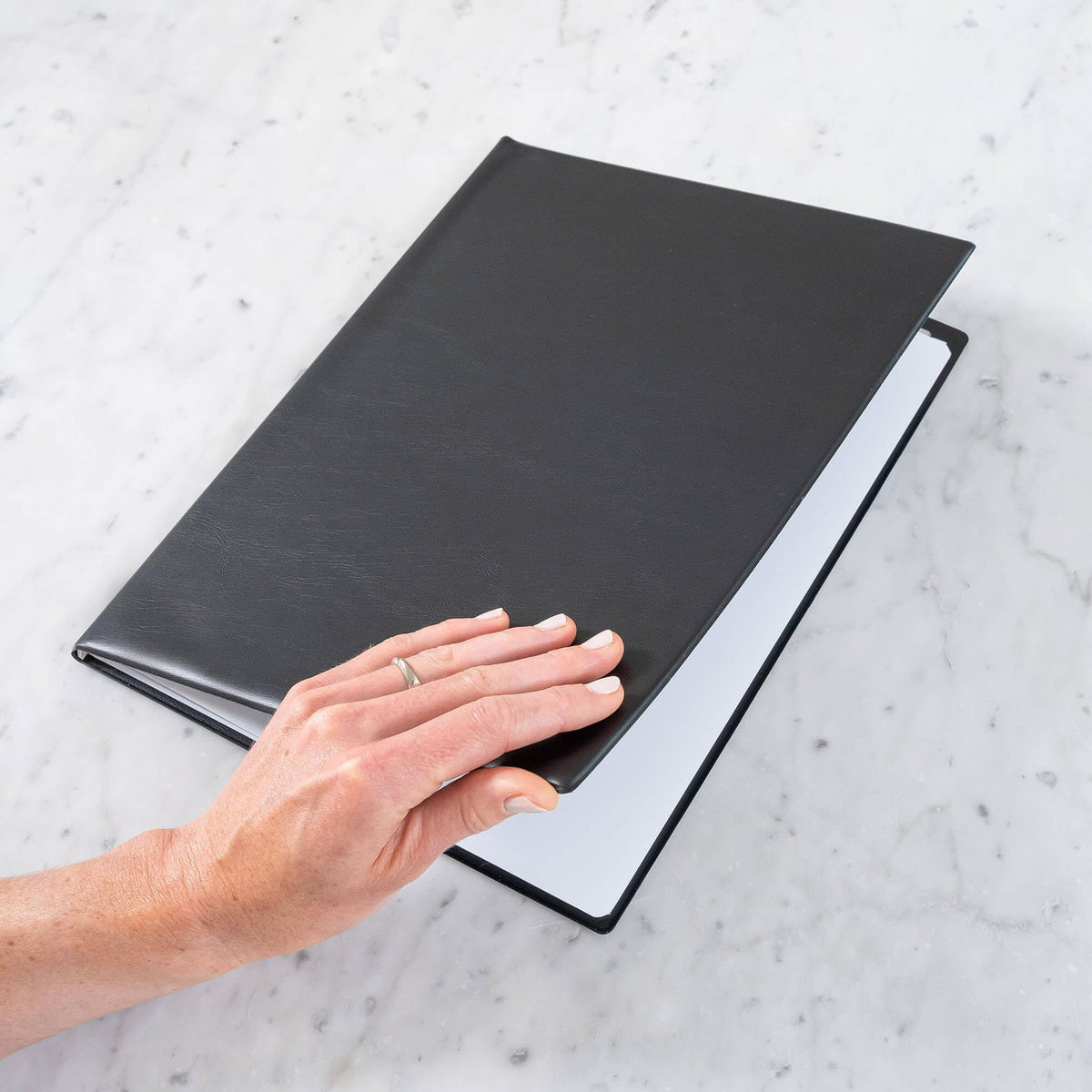 Rillstab Original Display Book (20 Transparent/Clear Pockets) | A4 Front Page Ring Binder Portfolio