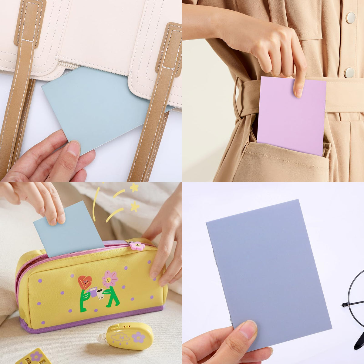 BESARME 24 Pack Small Lined Pocket Notebooks, 4.72 x 3.35 In Mini Notepads