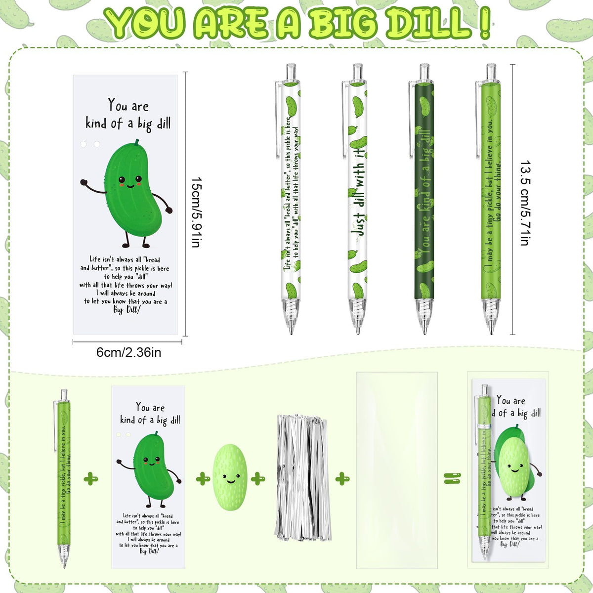 TecUnite Pickle 40 Sets Classroom Motivation Gifts Bulk