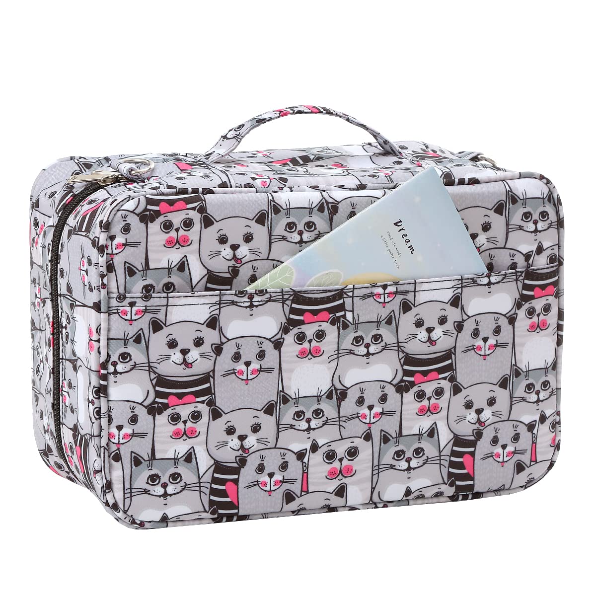 Lbxgap 420 Slots Colored Pencil Case w/Handle & Shoulder Strap