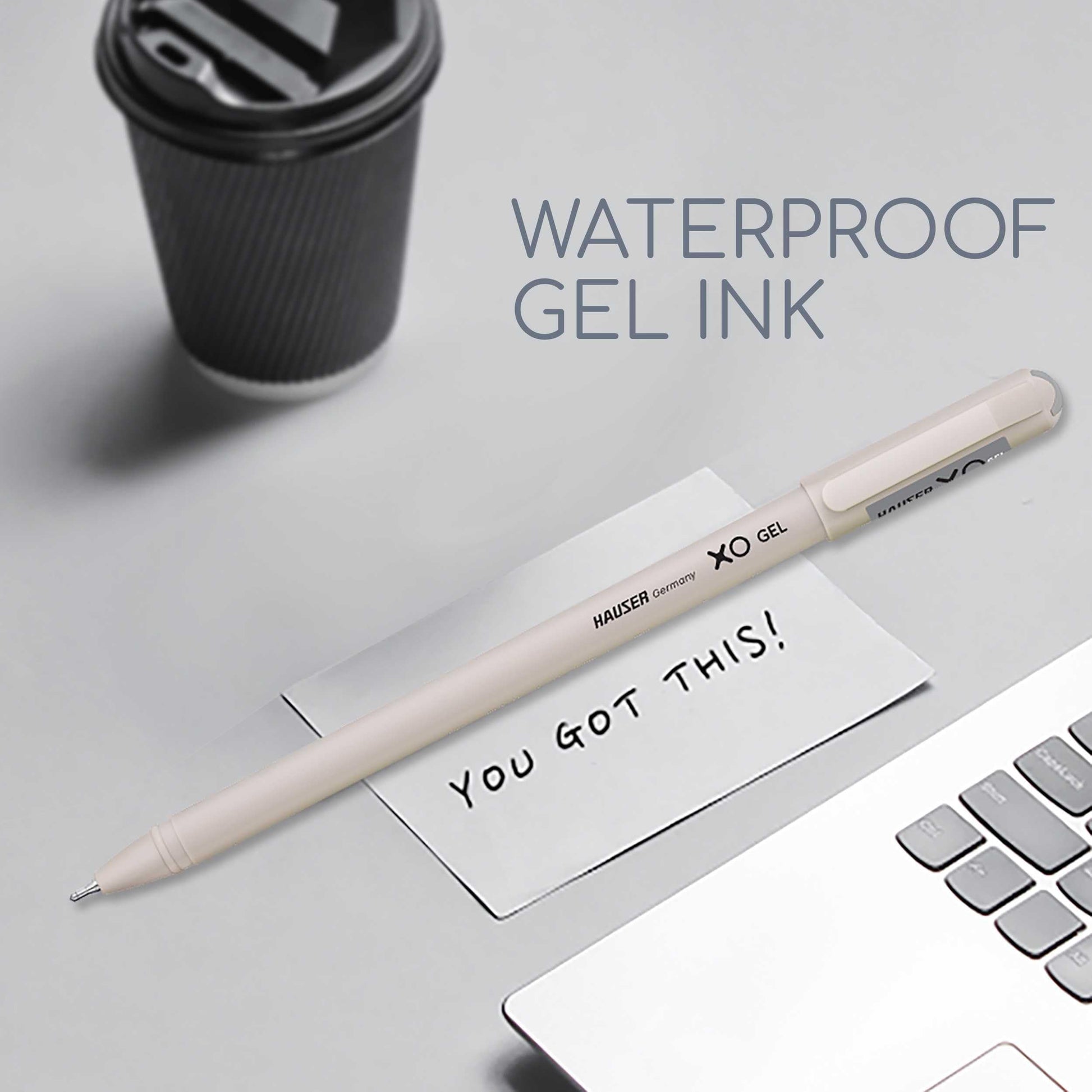 Hauser XO Gel Pen Stand | Sleek Body & Minimalistic Design With Matt Finish | Solid Body Type, Low