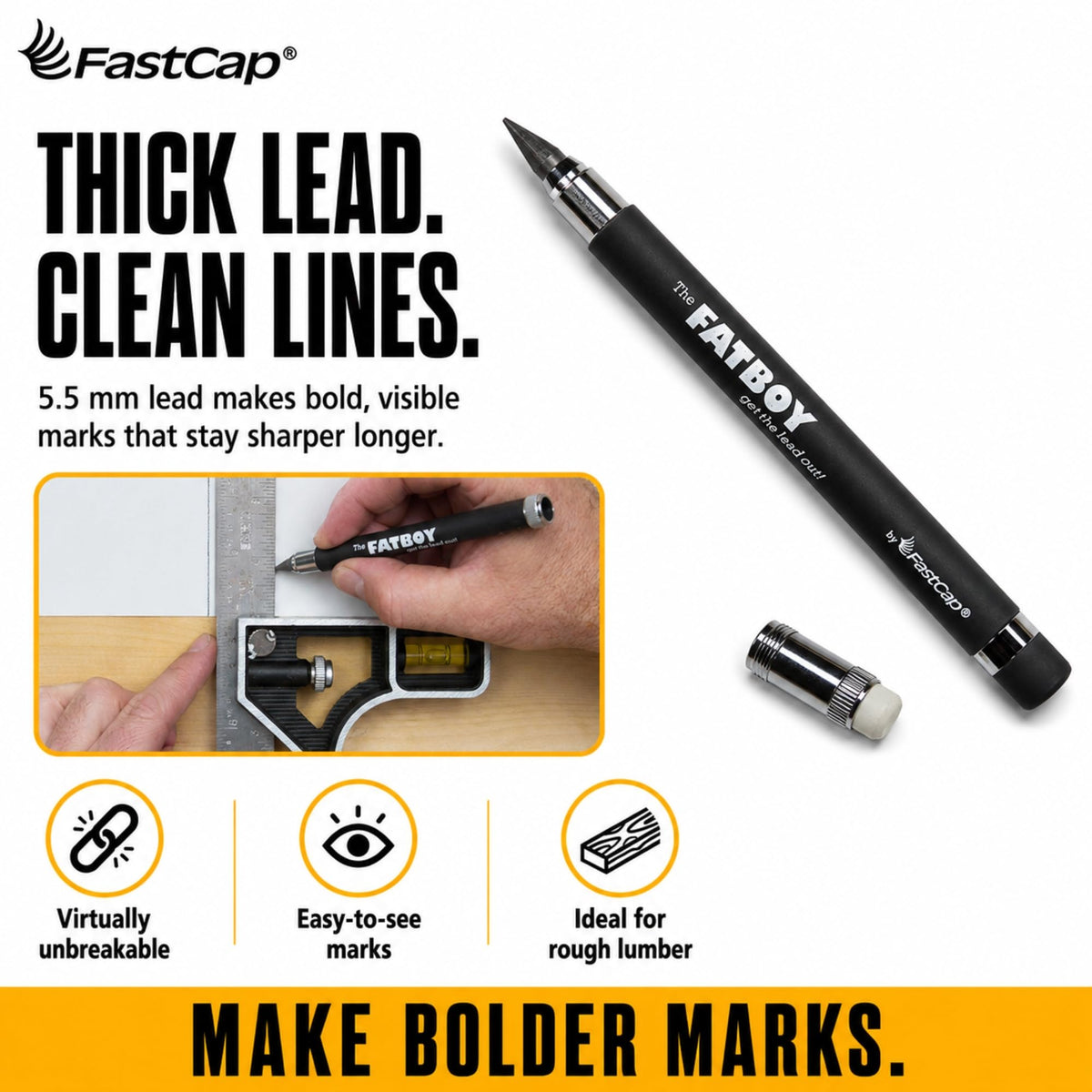 FastCap Fatboy Extreme Carpenter/Mechanical Pencil