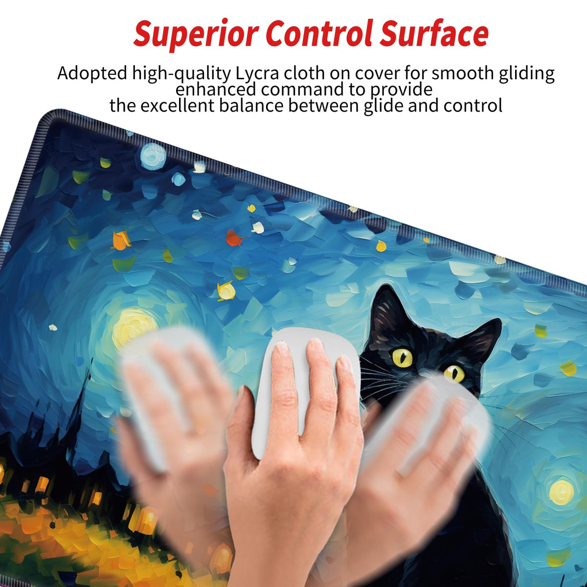 Elephant Mouse Pad and Keyboard Wrist Rest Animal Desk Mat Set Gaming Mousepad with Wrist Support