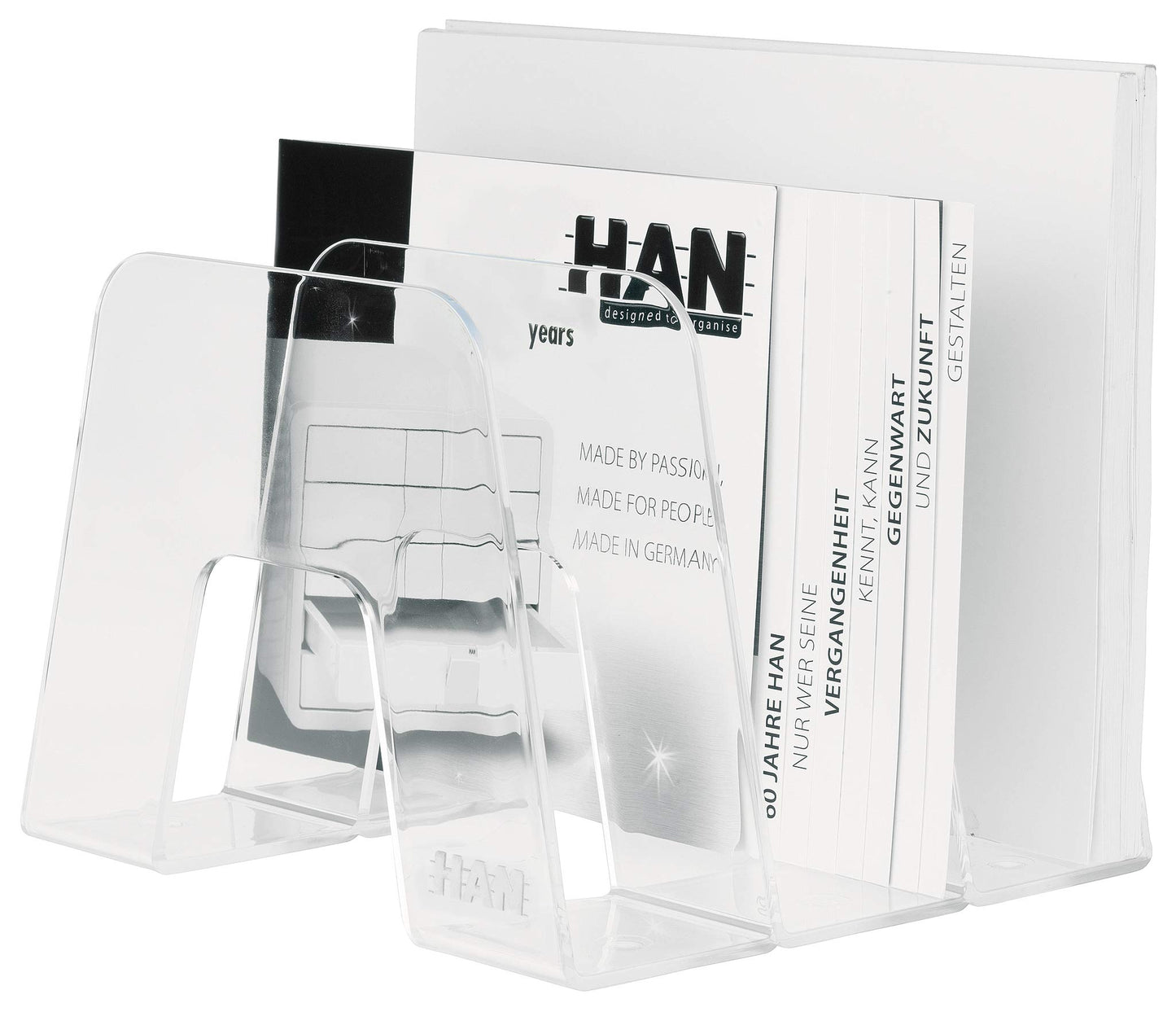 HAN 16200-23, Catalogue rack SORTER. Stylish design icon in high-gloss crystal-clear