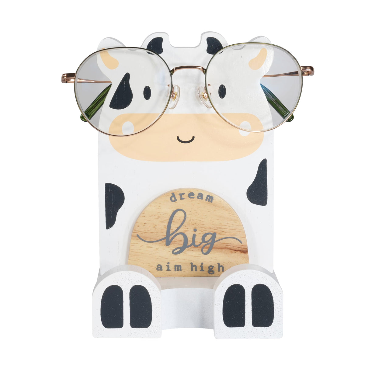 I'm Solid Wood Multipurpose Eyeglass Phone Pen & Pencil Holder Stand Stationery Desk Box Organizer