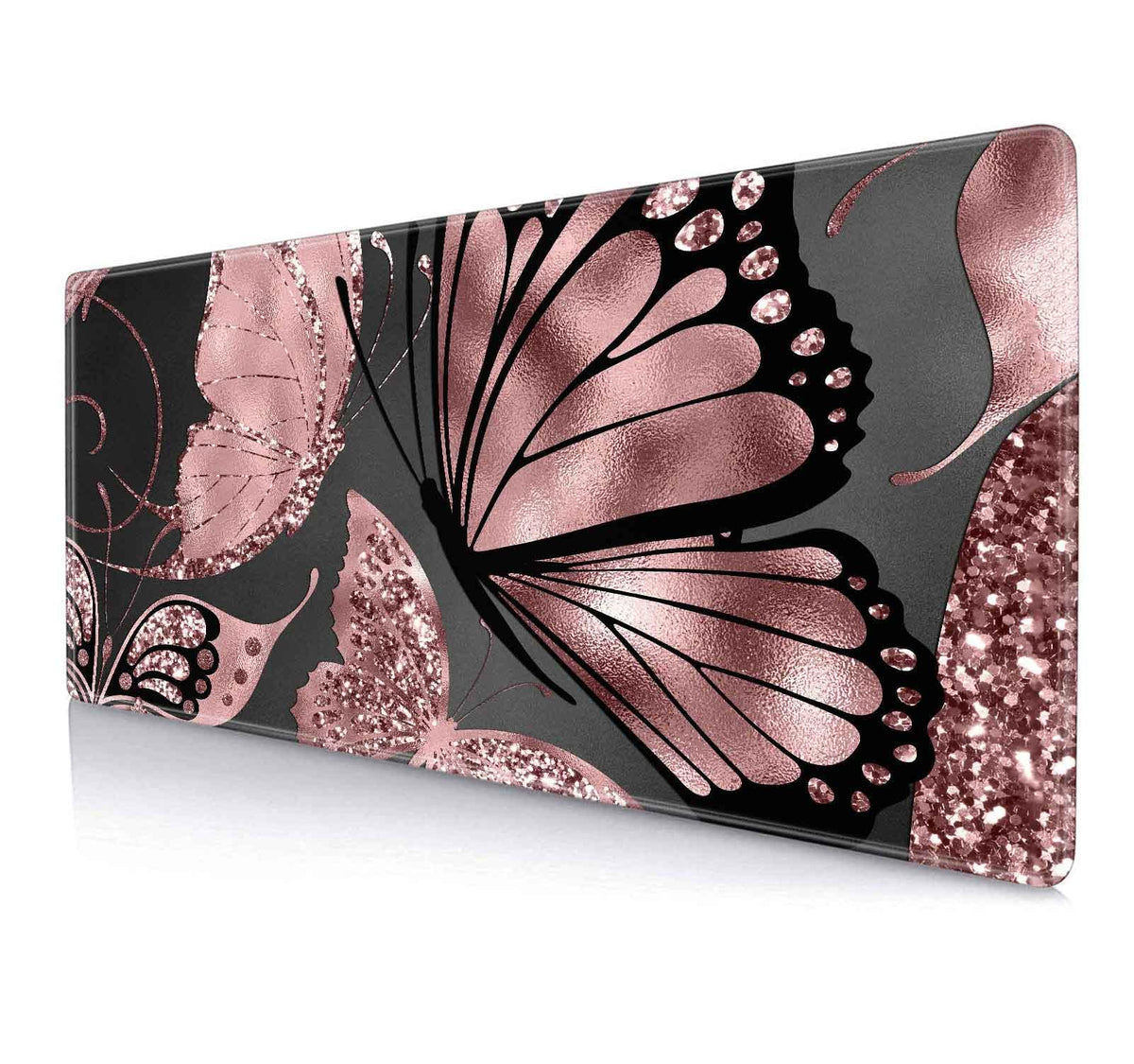 IMAYONDIA Gaming Mouse Pad for Women, Large Non-Slip Rubber Base Mousepad with Stitched Edges