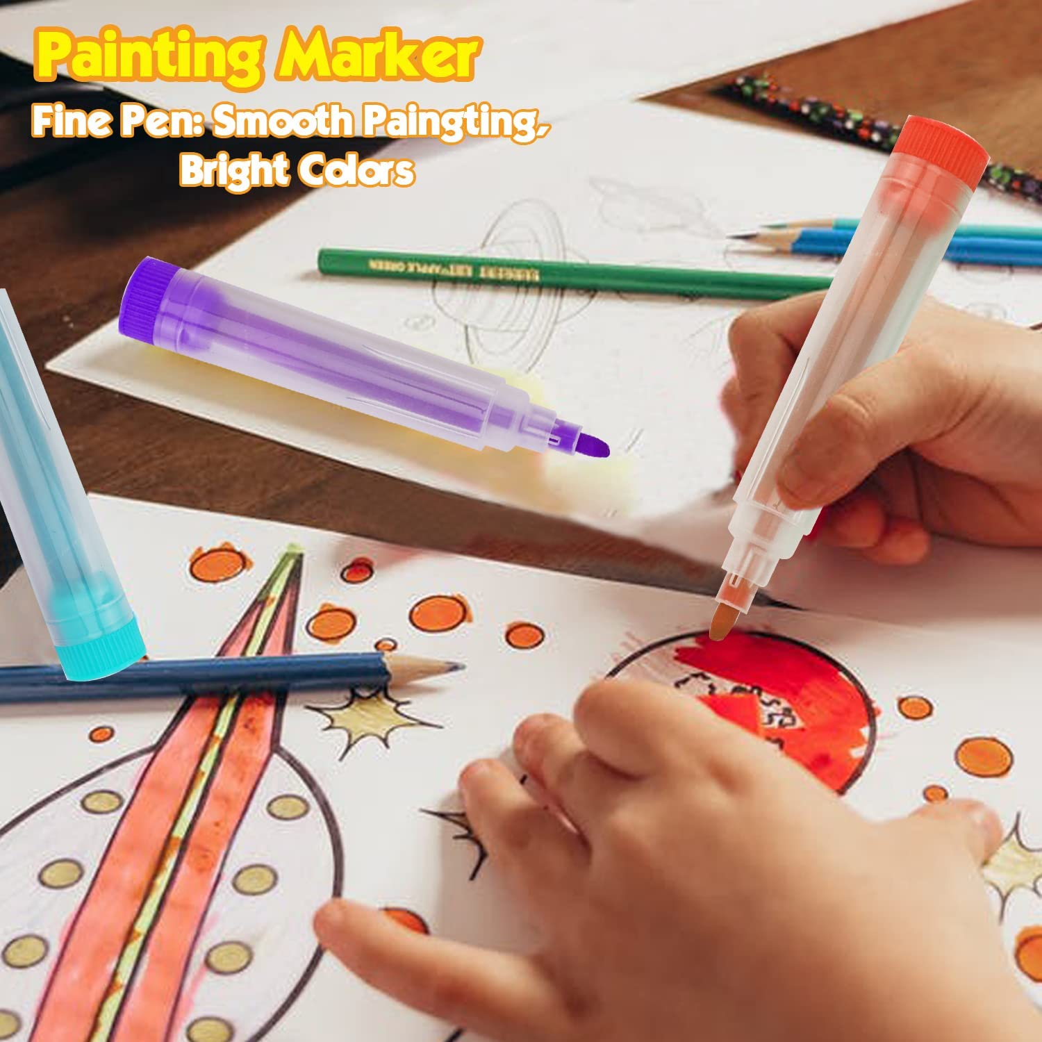 208 PCS Art Supplies,Drawing Art Kit for Kids Girls Boys Teens Artist, Art Set Case with Trifold
