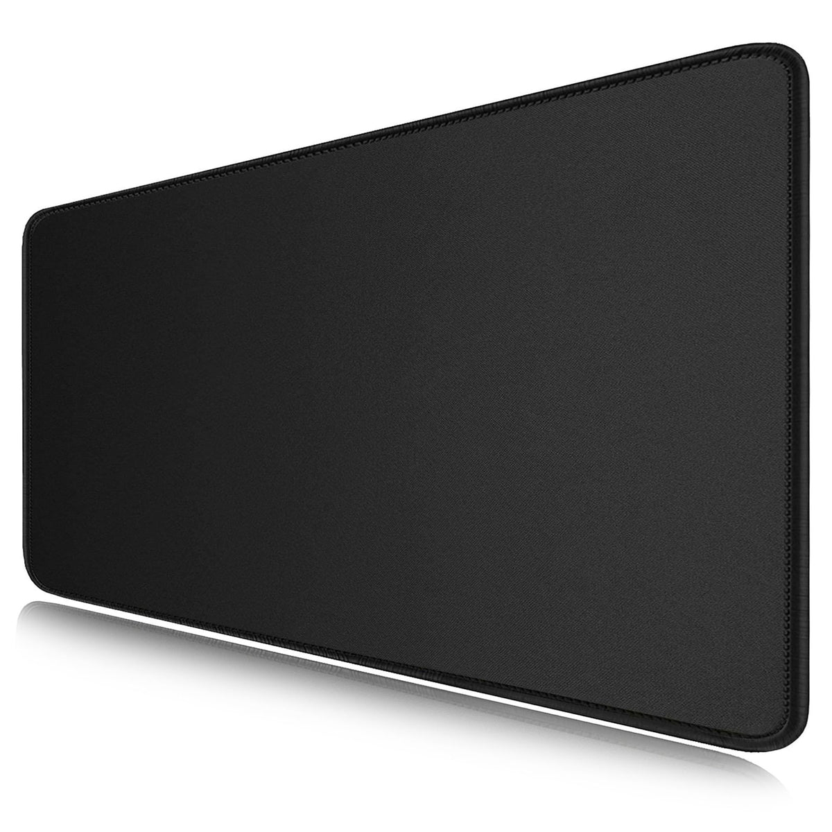 LL-COEUR Black Large Waterproof Mouse Mat 47.2x19.6x0.12inch, Long PC Keyboard Pad Extended Office
