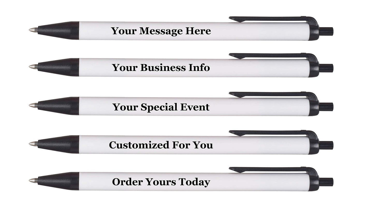 RevMark Personalized Ballpoint Pen, Custom Printed Name, Business or Event Information, Timeless