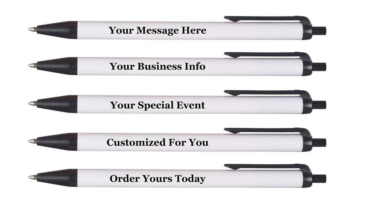 RevMark Personalized Ballpoint Pen, Custom Printed Name, Business or Event Information, Timeless