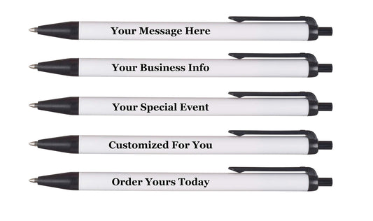 RevMark Personalized Ballpoint Pen, Custom Printed Name, Business or Event Information, Timeless