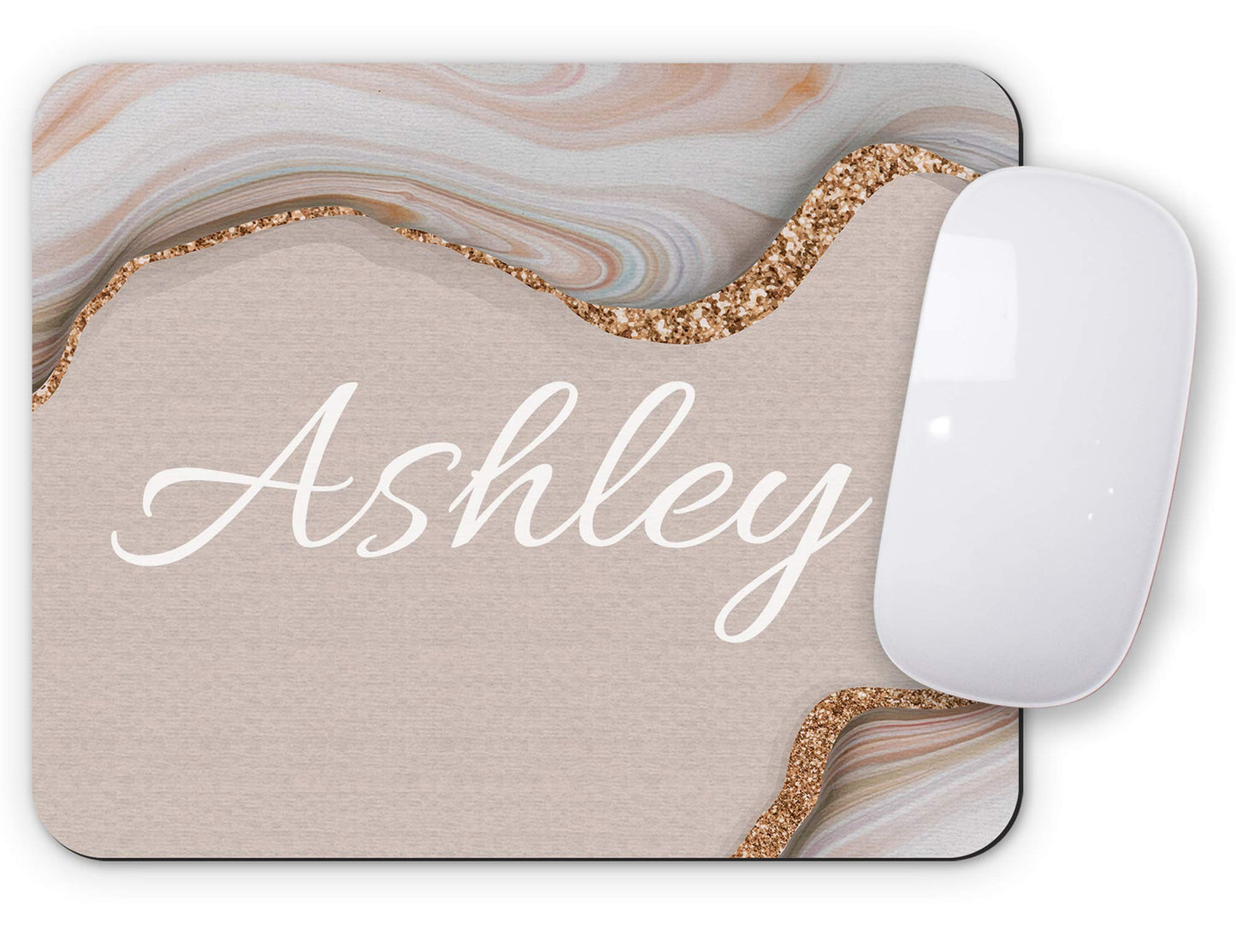 Personalized Mouse Pad - Add Your Name - Beautiful Vivid Detailed Print. Brighten up Your workspace