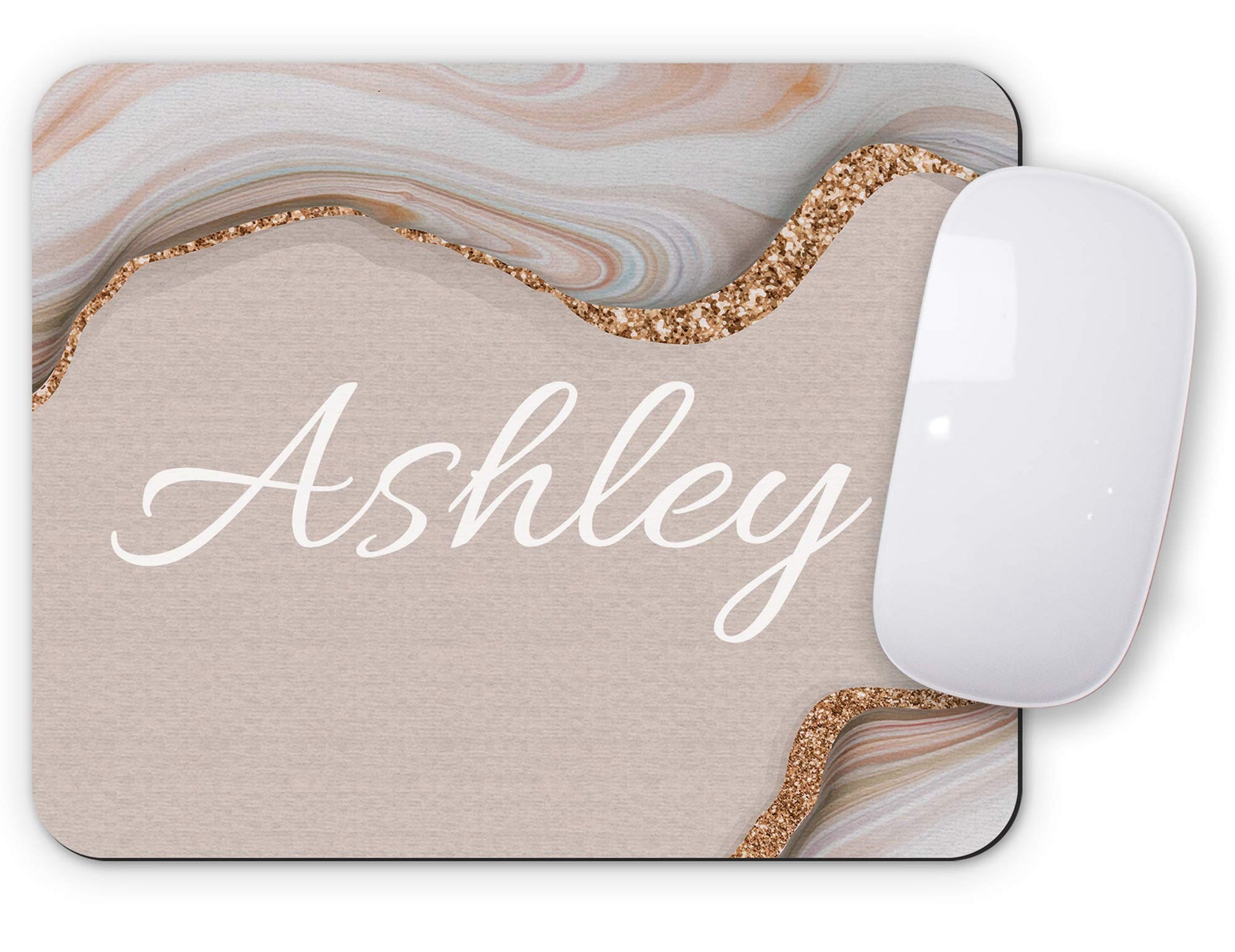 Personalized Mouse Pad - Add Your Name - Beautiful Vivid Detailed Print. Brighten up Your workspace