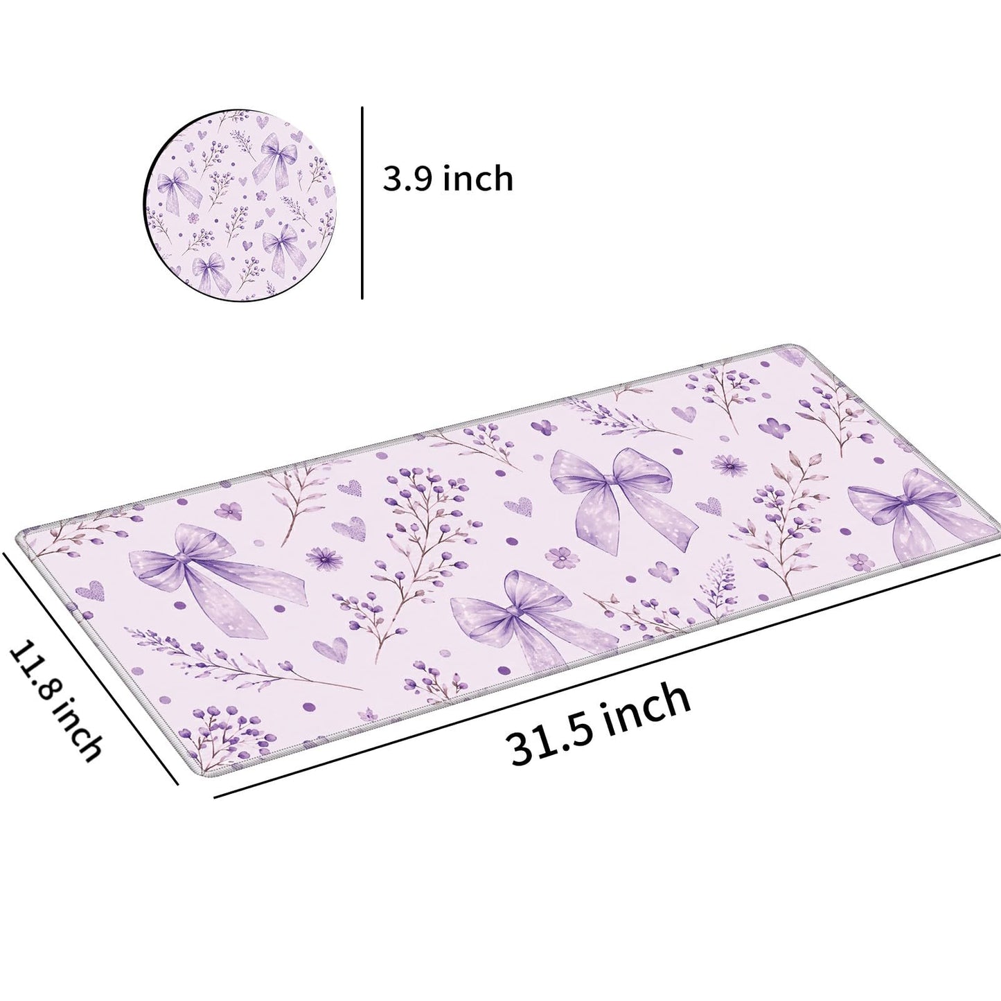 Desk Mat Large Gaming Mouse Pad + Coaster