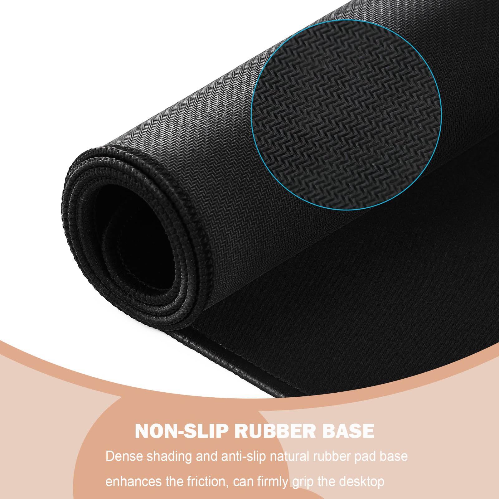 AYKDTFN Cloud and Star Large Mouse Pad & Desk Mat for Gaming, Office & Home