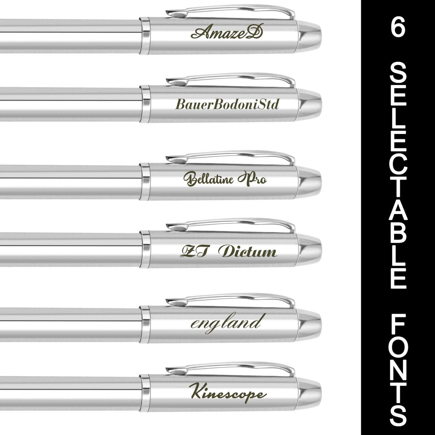 GIFTSDIY Personalized Pens,Custom Engraved Ballpoint Pen and Case,Personalized Gifts for