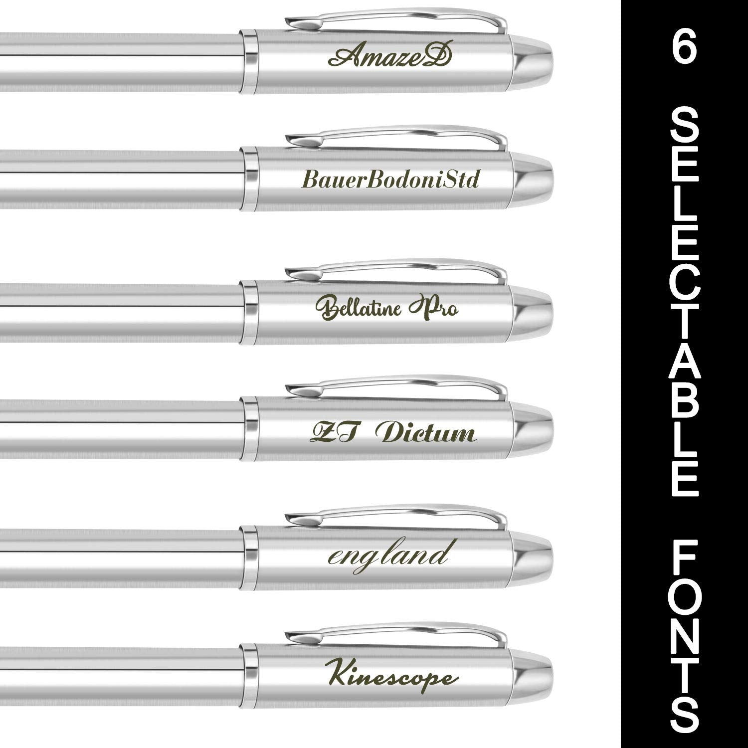 GIFTSDIY Personalized Pens,Custom Engraved Ballpoint Pen and Case,Personalized Gifts for