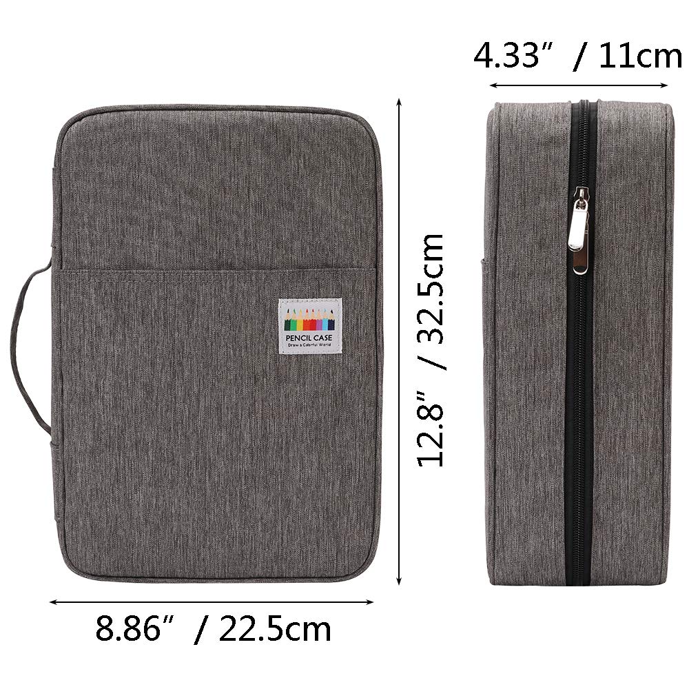 JAKAGO 304 Slots Colored Pencil Case Large Capacity Storage Bag for Artist Painter Multi-Functional